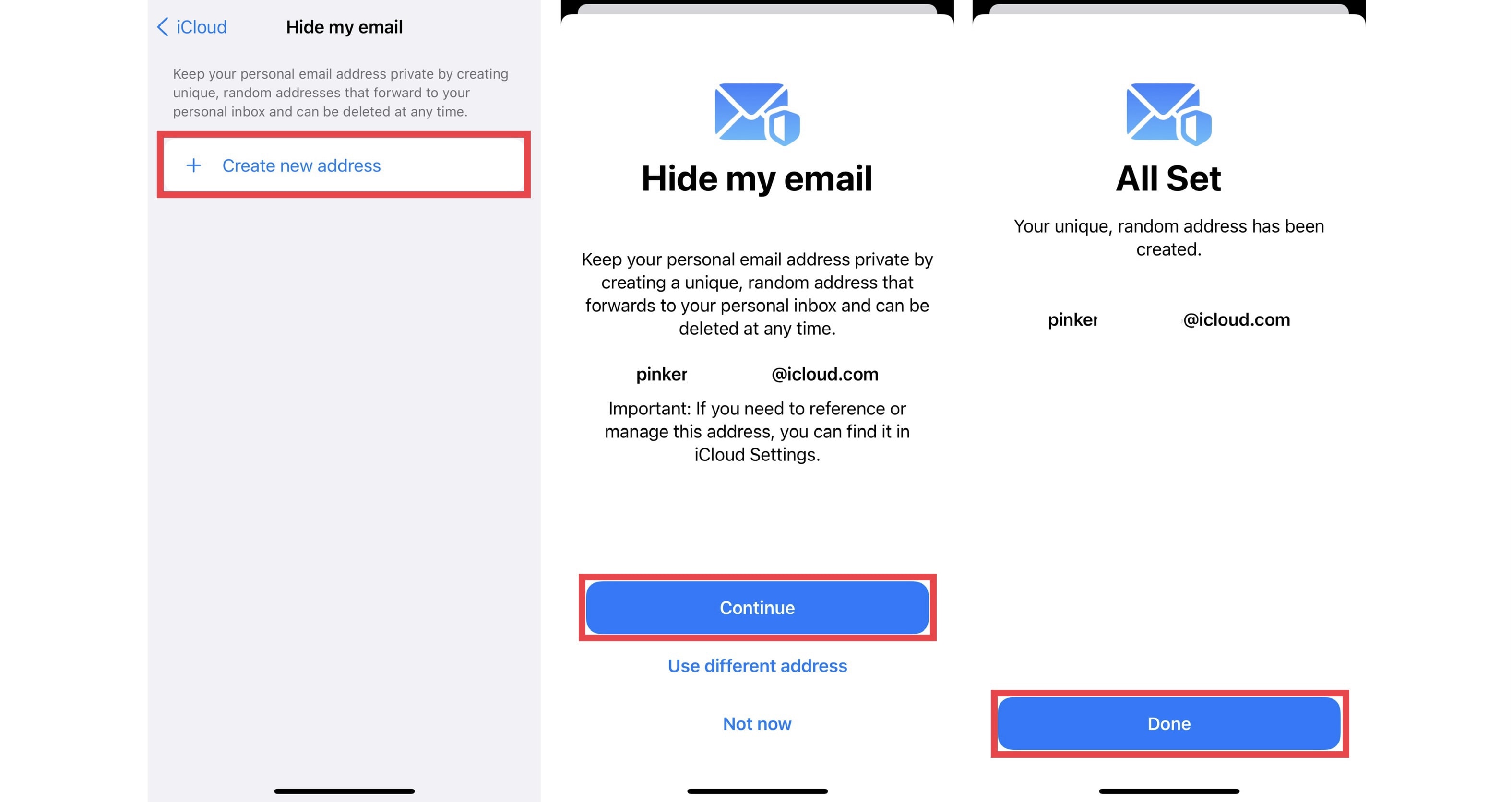 How to use Hide My Email