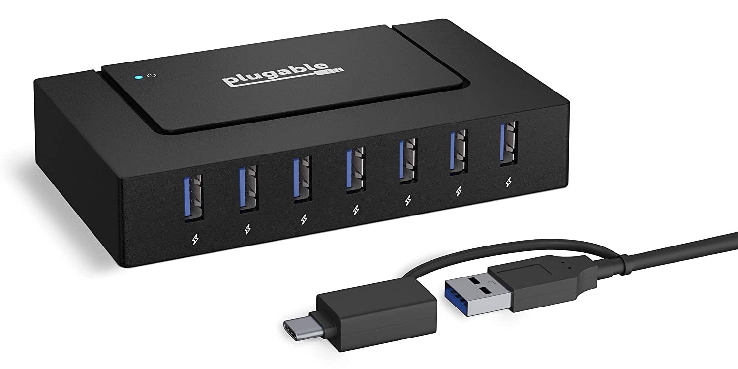 Plugable's new USB-C charging hub keeps gadgets going and files transferred.