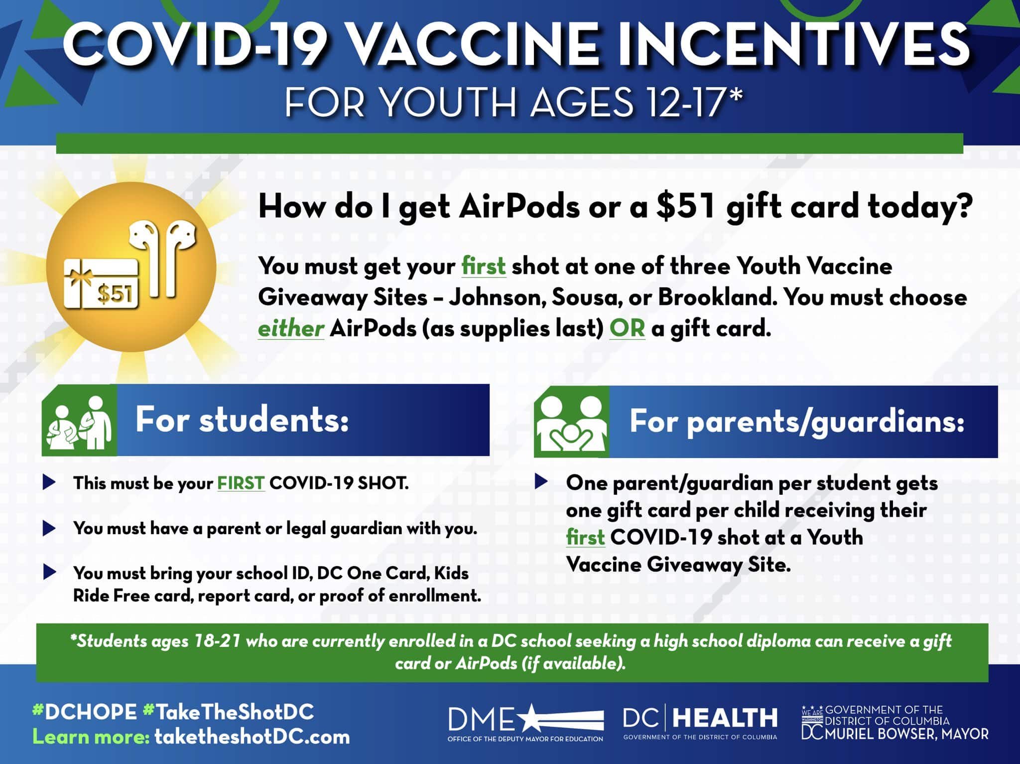 Washington offers free AirPods for COVID-19 vaccines