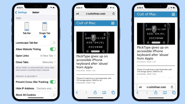 Latest iOS 15 beta lets users move Safari Address Bar to the top of the screen