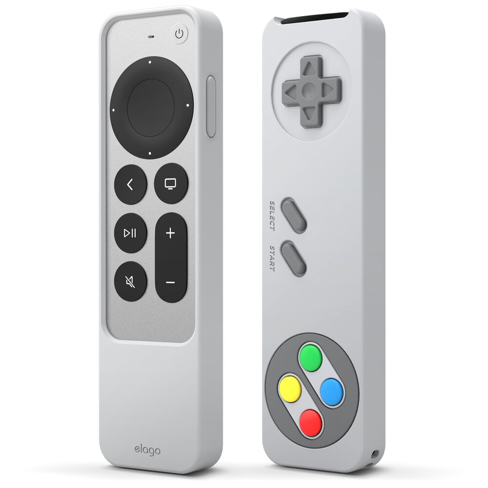 2021 Apple TV Siri Remote R4 Case [Light Grey]