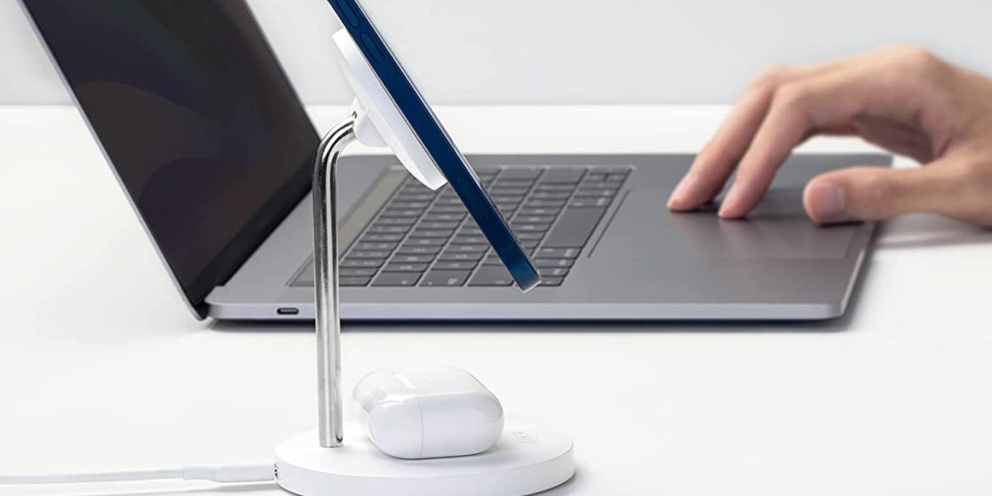 Anker's new 2-in-1 charger will keep your iPhone 12 and earbuds going.