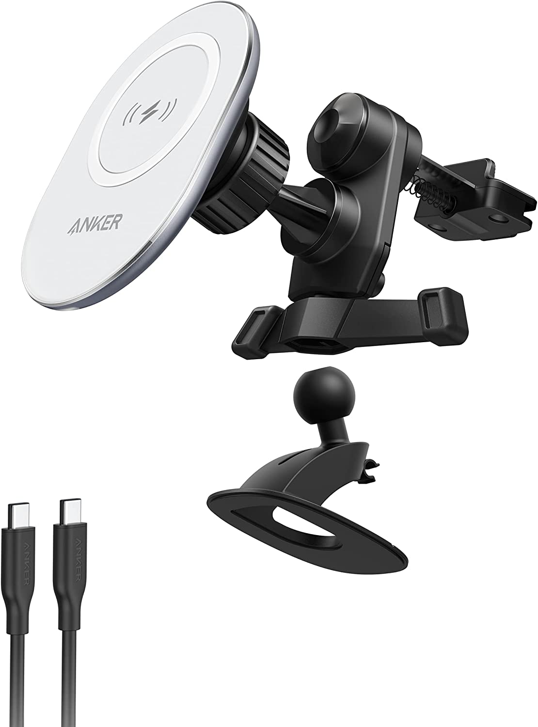 Anker's new car-mount charger offers 7.5W of power.