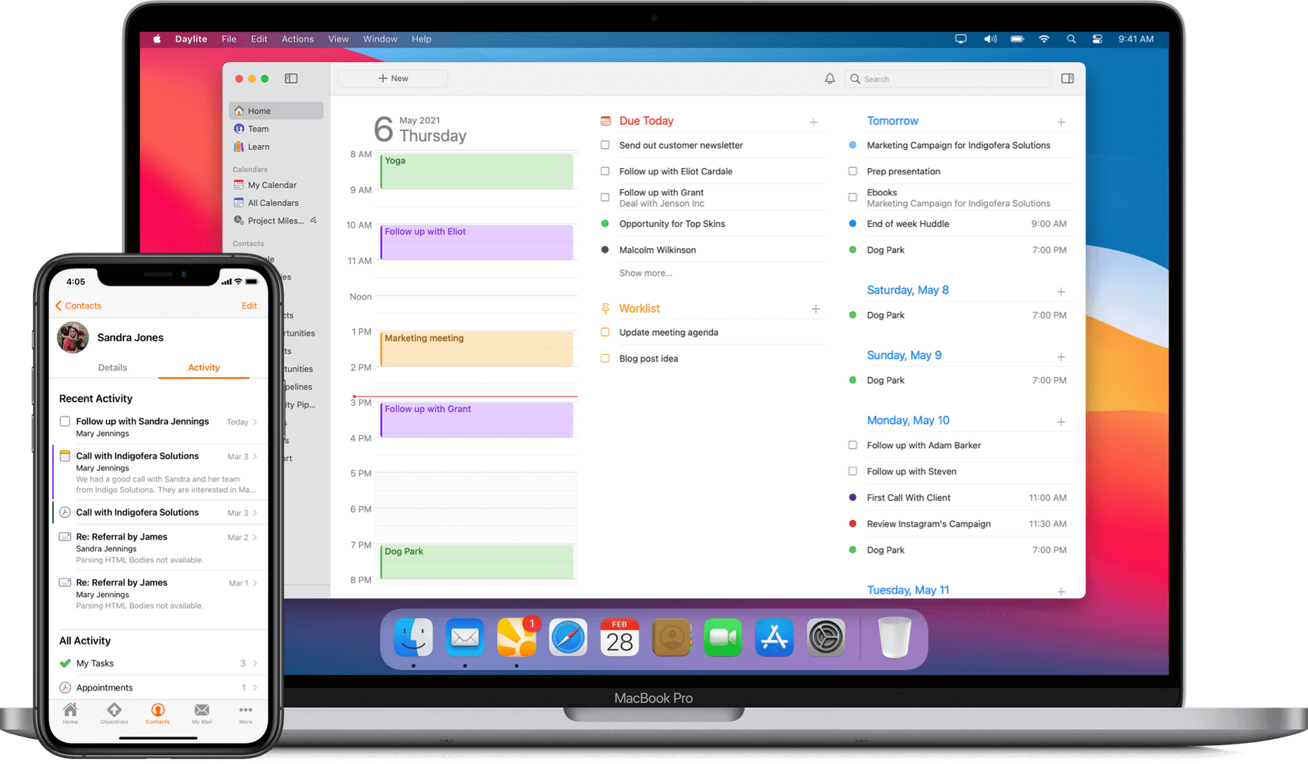 Daylite for Mac and iOS