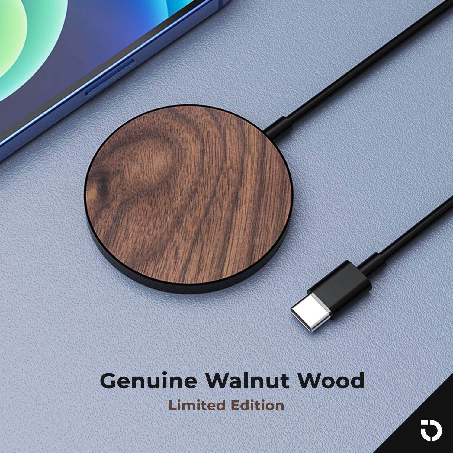 Magsafe Wood Magnetic Wireless Charger