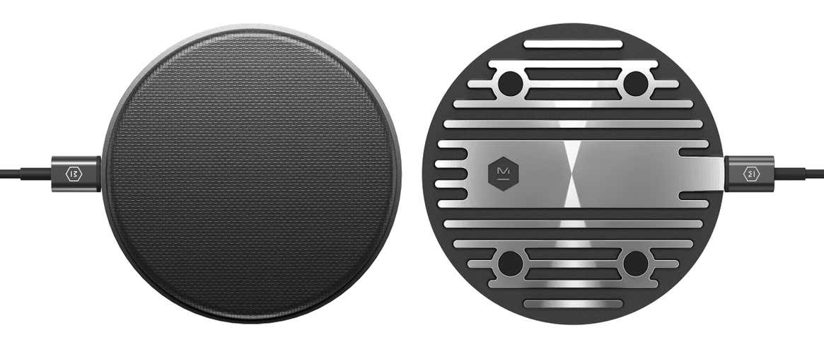 The MC100 Wireless Charge Pad offers 10W of power.