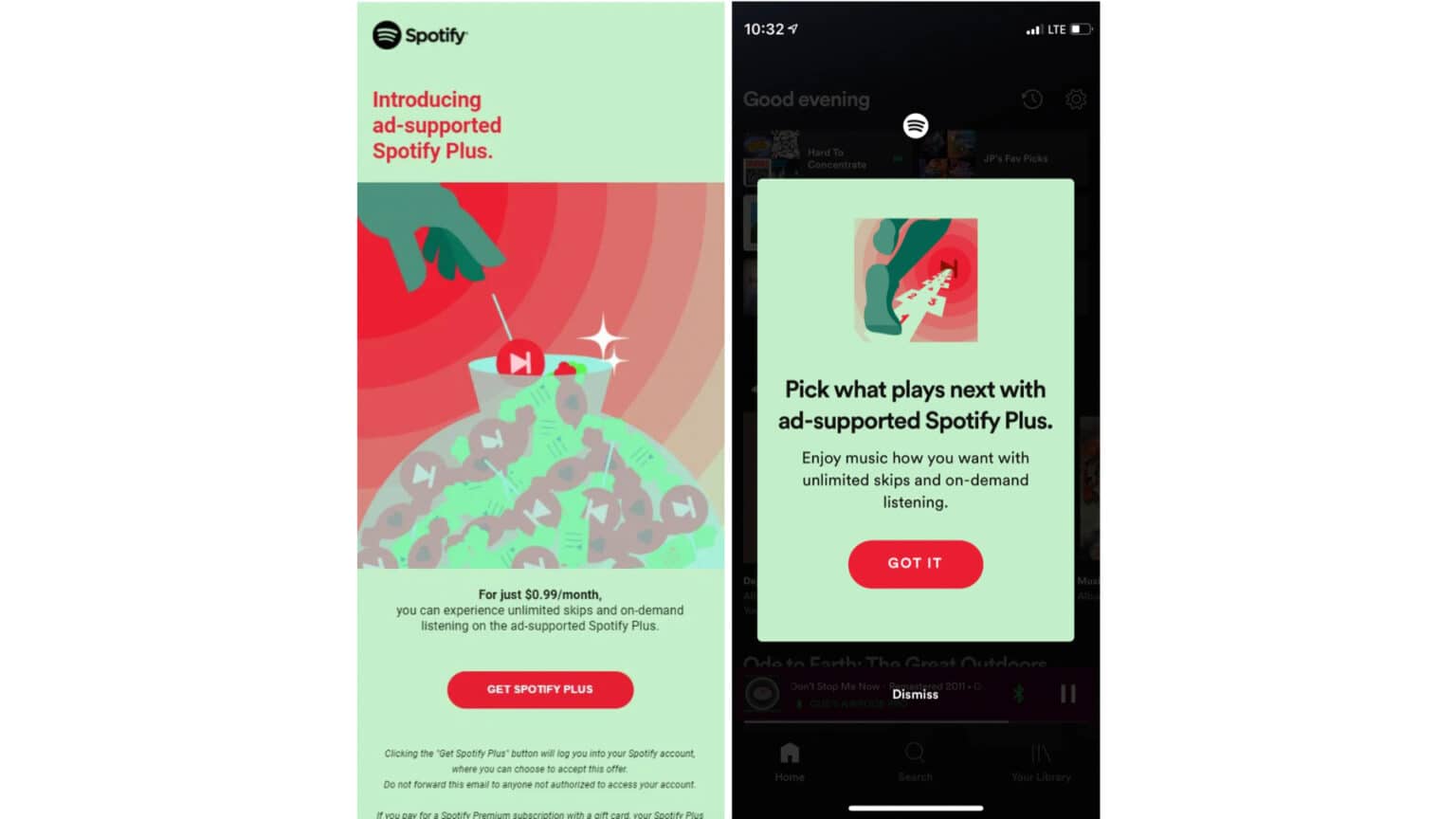 Spotify tests new Plus plan
