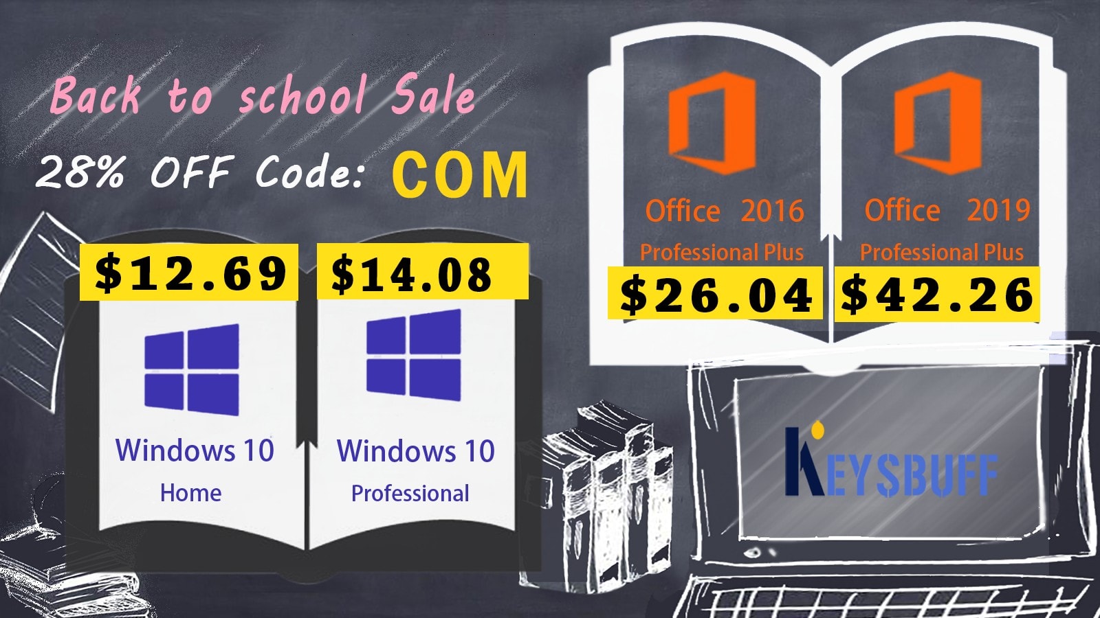 As part of Keysbuff's back-to-school sale, you can win a game activation key.