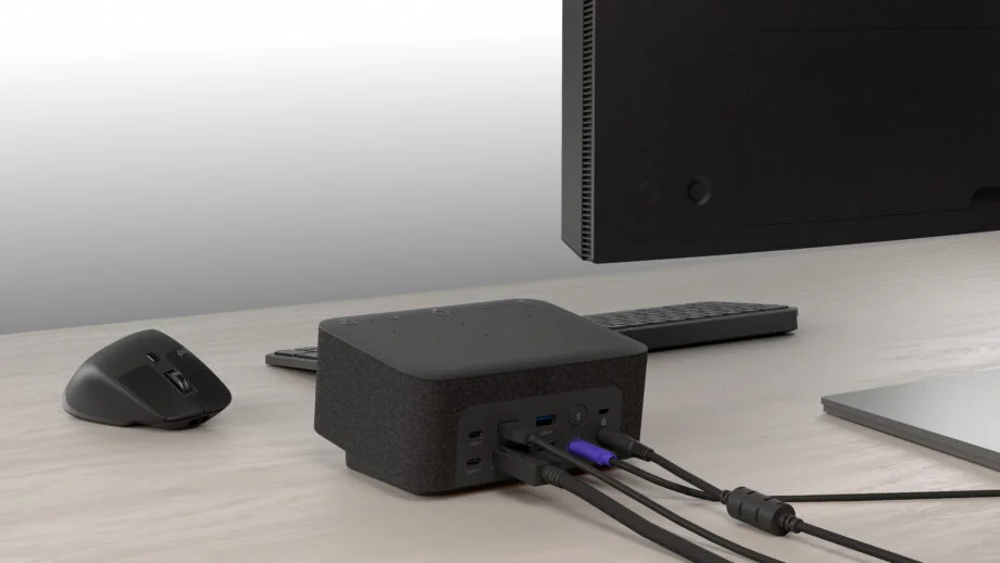 Logi Dock hub with speakerphone