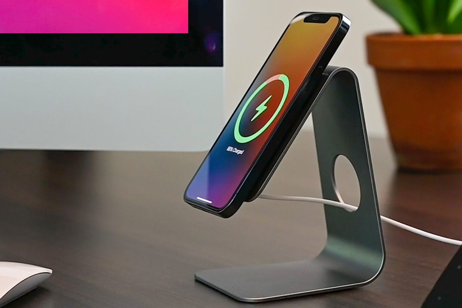 Get this rad Magsafe wireless charging stand on sale for $30!