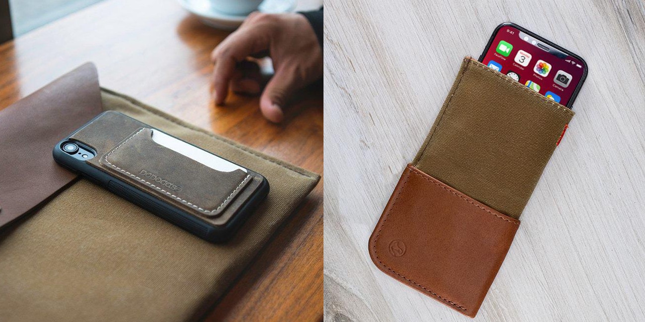 Dodocase offers fine leathers and textiles in its iPhone 13 case collection.