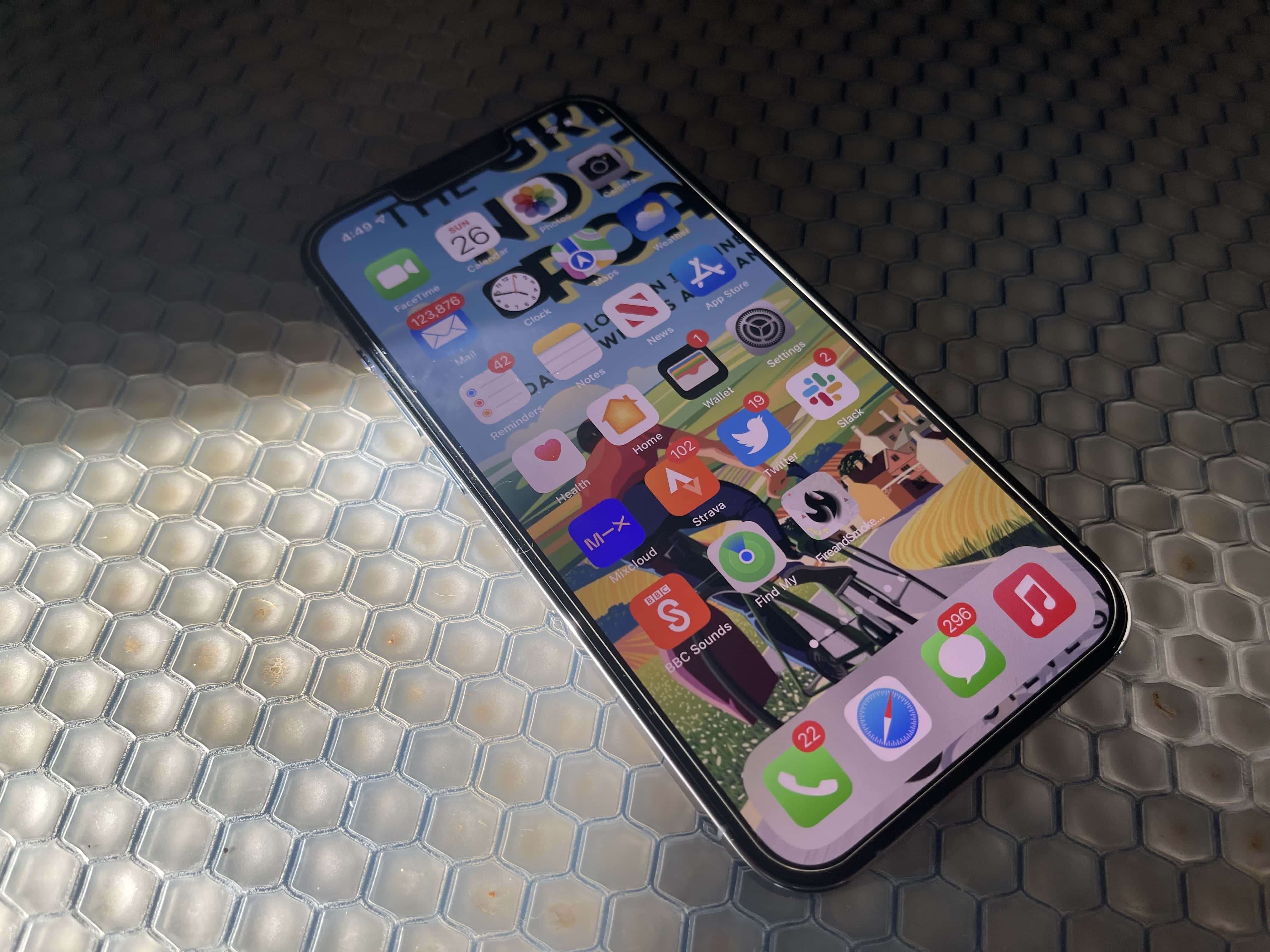 The iPhone 13 Pro's display is simply spectacular. It's gorgeous. It's great. I can't bear to look at lesser screens now