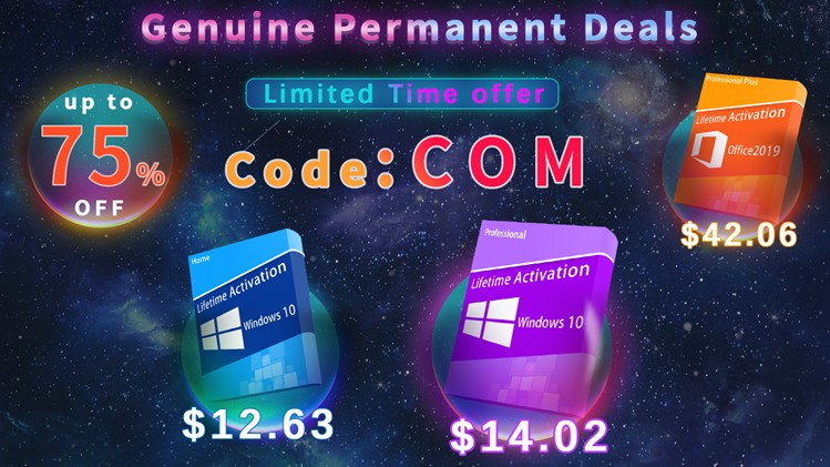 Use the discount code COM at Keysbuff to get great deals on software activation keys.