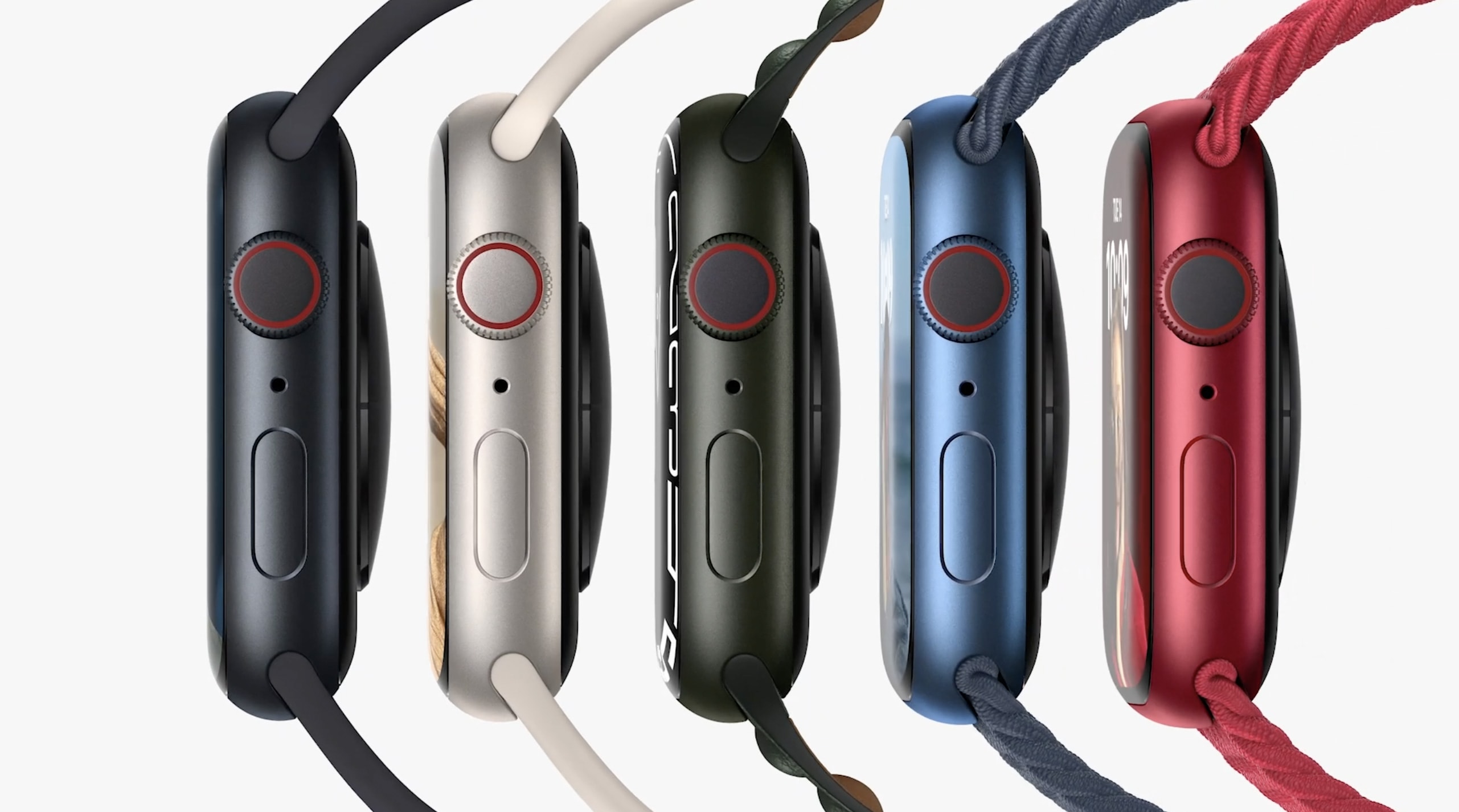 Apple Watch Series 7 color options are similar to Series 6