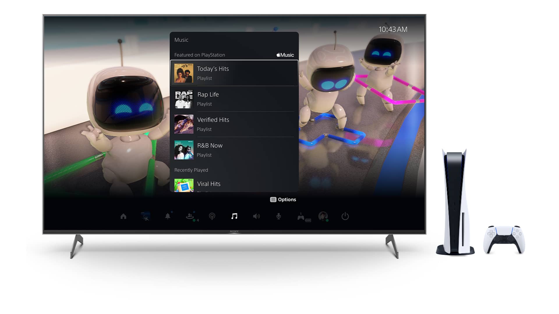 Apple Music on PlayStation 5