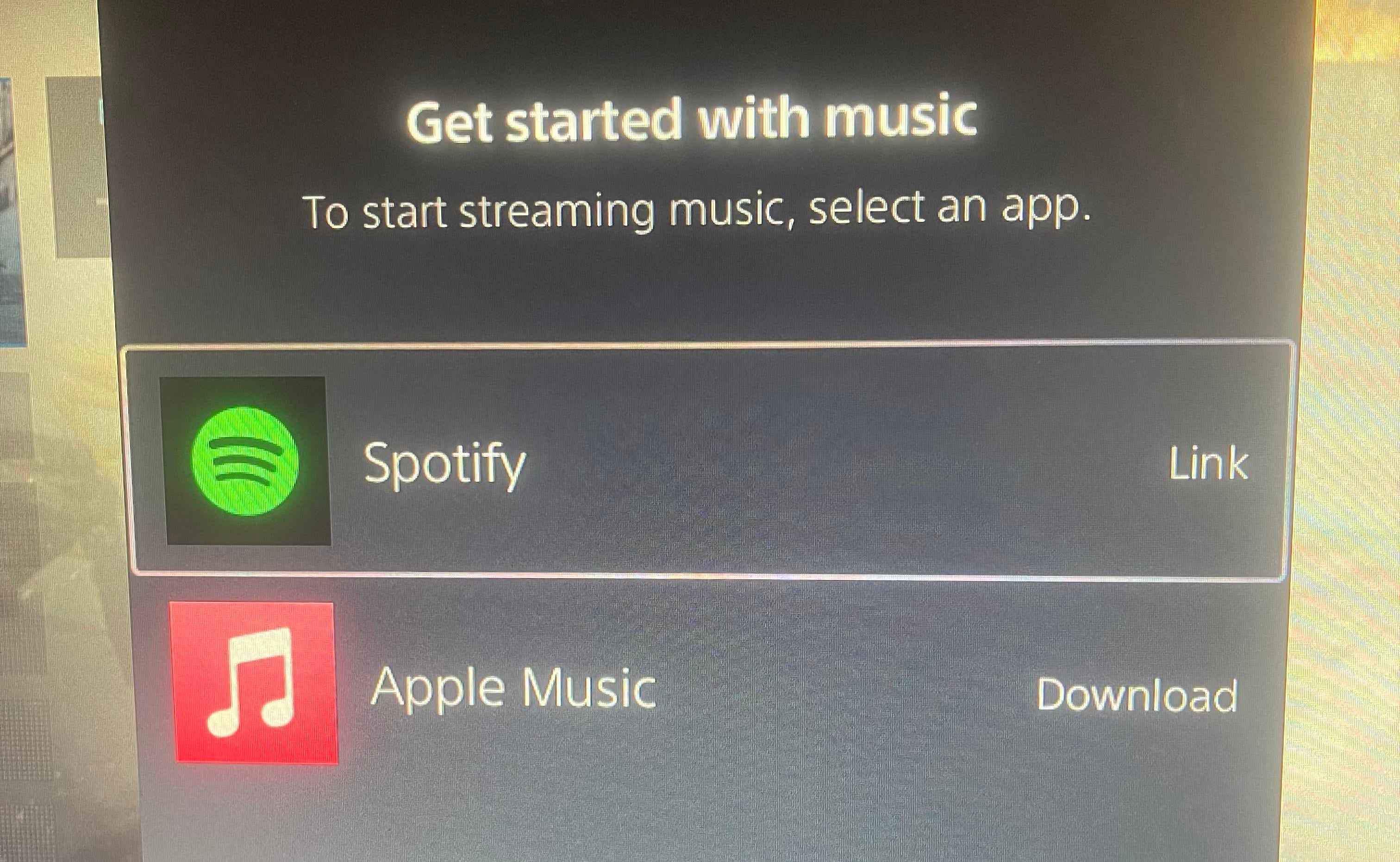 Apple Music on PlayStation 5