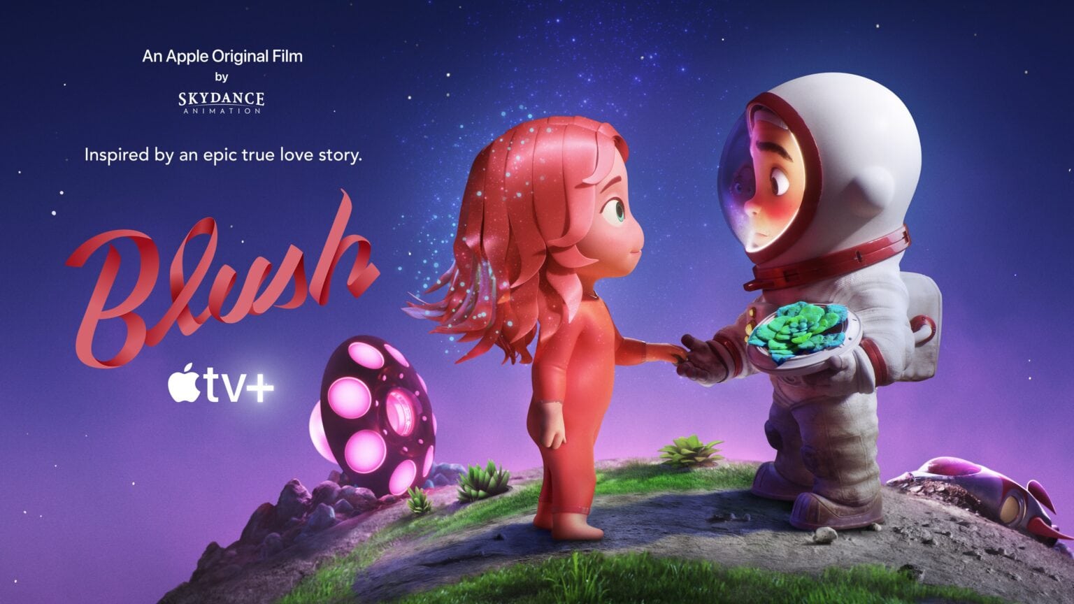 Blush review: Apple TV+ animated sci-fi short crash-lands on planet Pixar