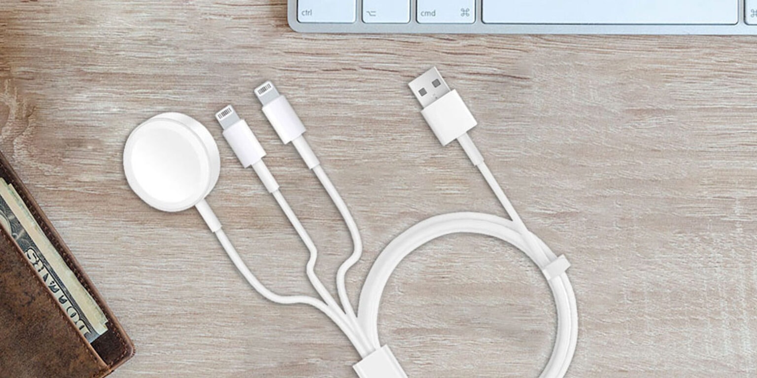 Travel lighter than ever before with this 3-in-1 charger perfect for Apple devices.
