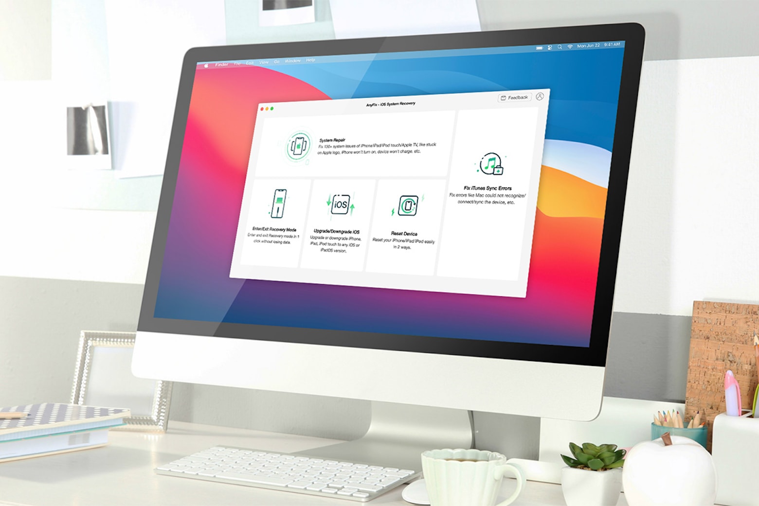 Fix hundreds of Apple problems in a few clicks.