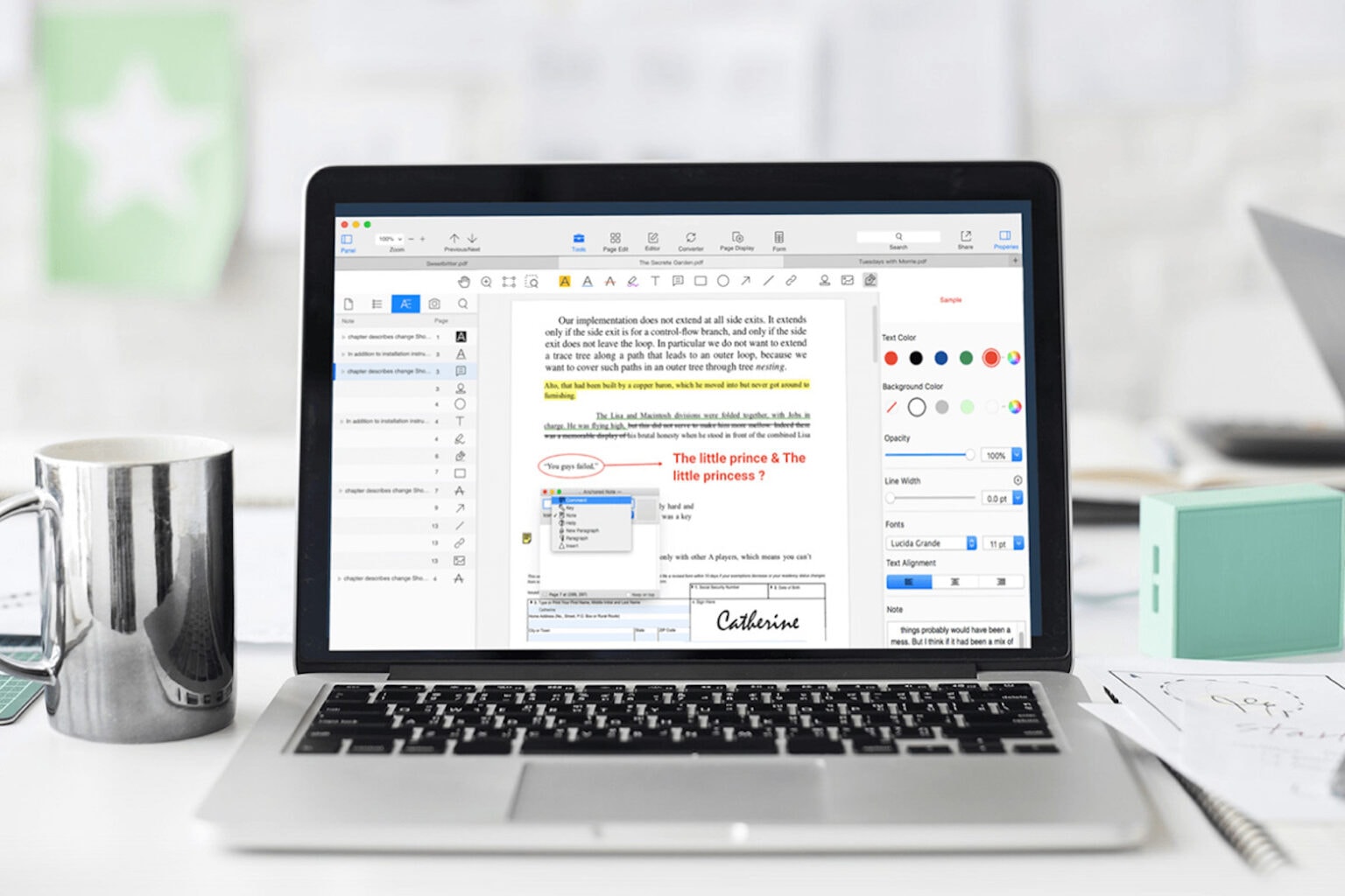 Become a PDF editing master with the PDF Reader Pro for Mac.