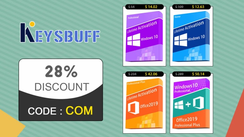 Keysbuff offers a 28% discount off its low prices with the checkout code COM.