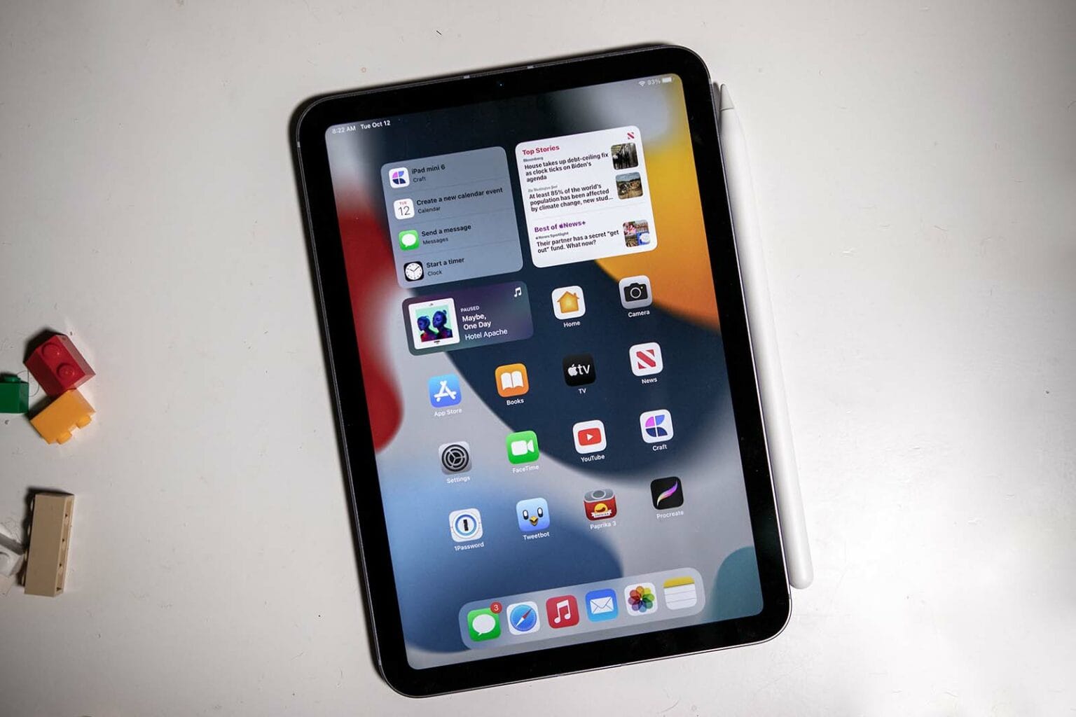 iPad mini on table