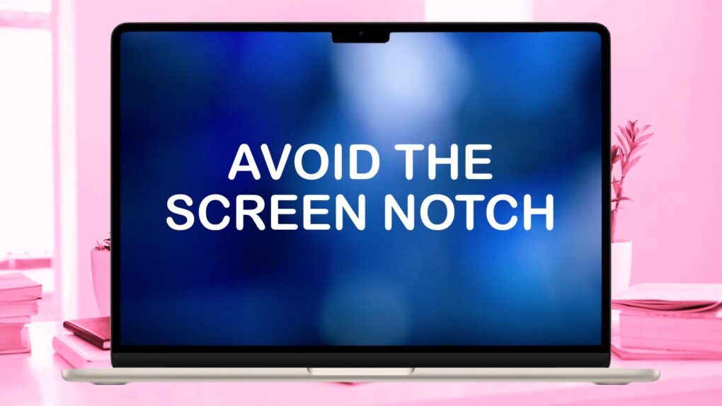 Make apps avoid the MacBook notch