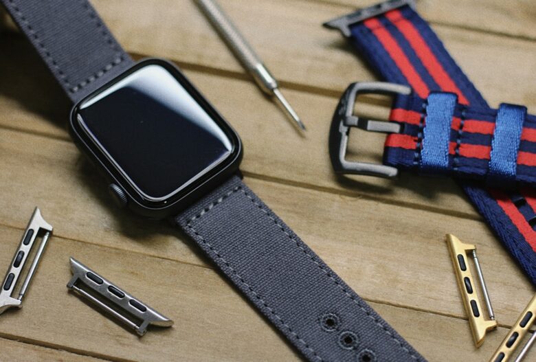 BluShark's soft, rugged Canvasoft Apple Watch band comes in several colors and is extremely comfortable.