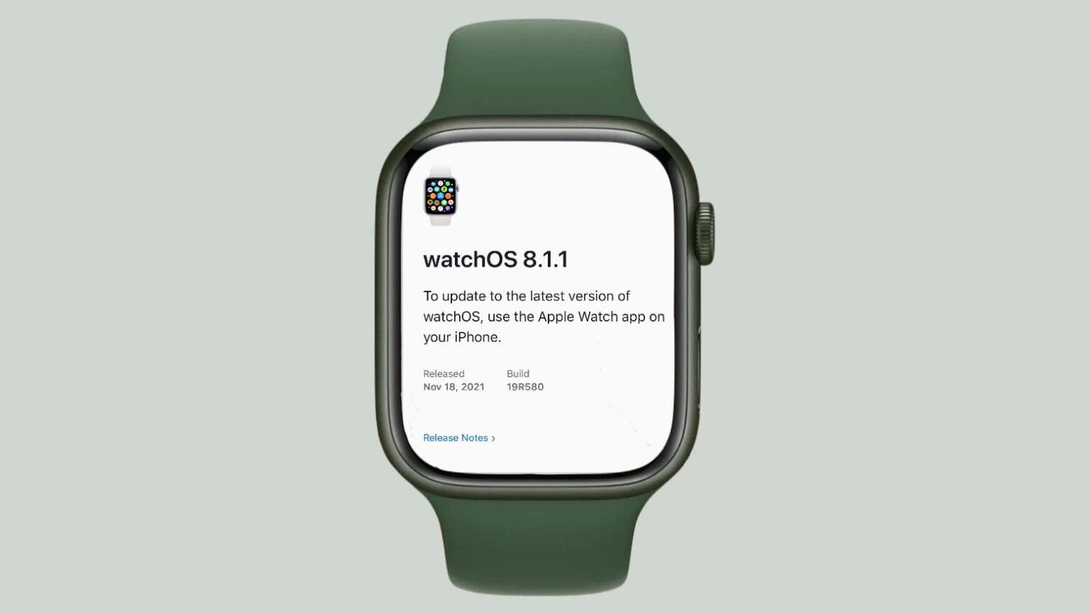 watchOS 8.1.1 removes charging bug on Apple Watch Series 7