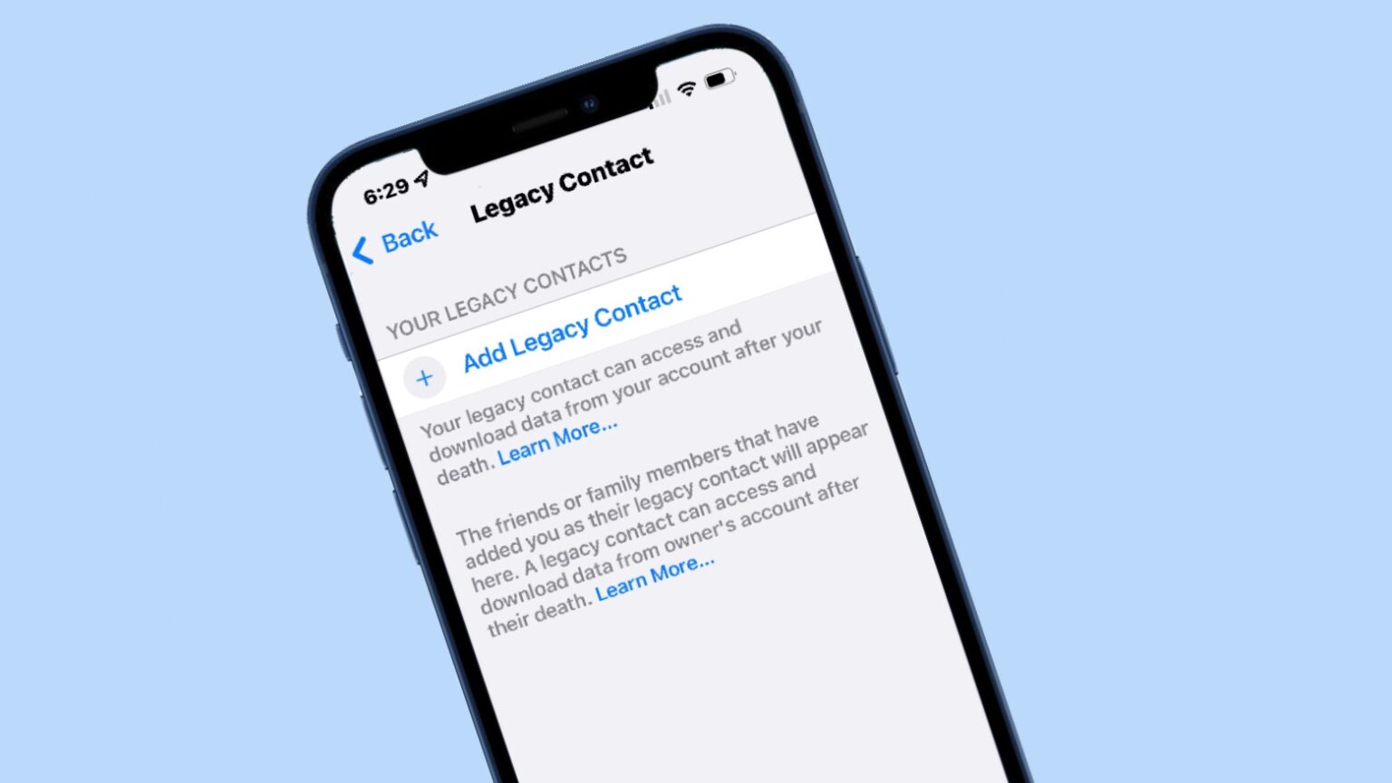 Apple tests Legacy Contacts to allow loved ones access your data after you pass on