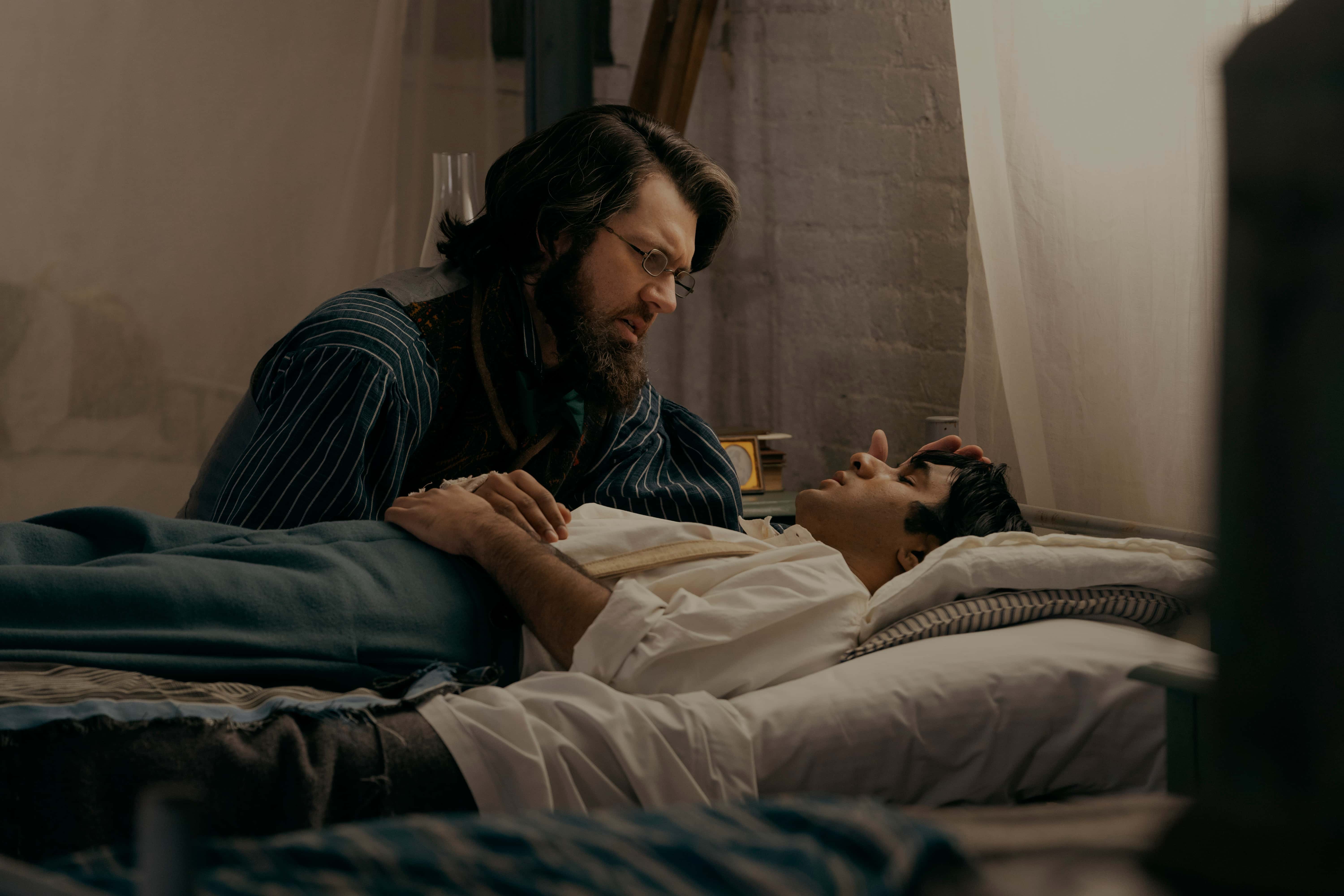 Dickinson review: Humanist poet Walt Whitman (played by Billy Eichner) witnesses the Civil War's toll.