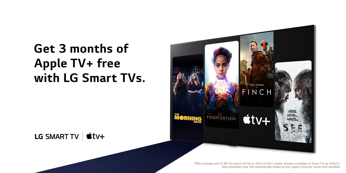 LG Apple TV+ promo