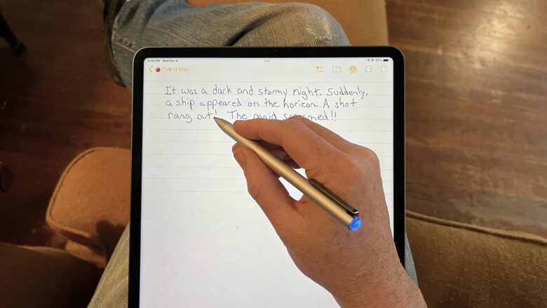 Taking notes with Adonit Dash 4 on iPad Pro