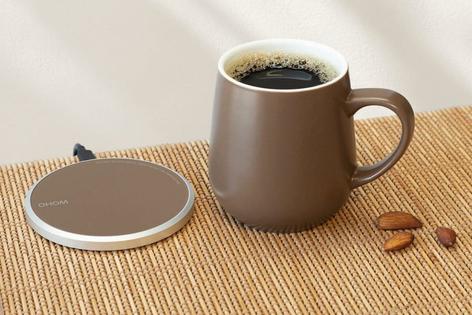 Charge your battery and keep your cup warm with this 2-in-1.
