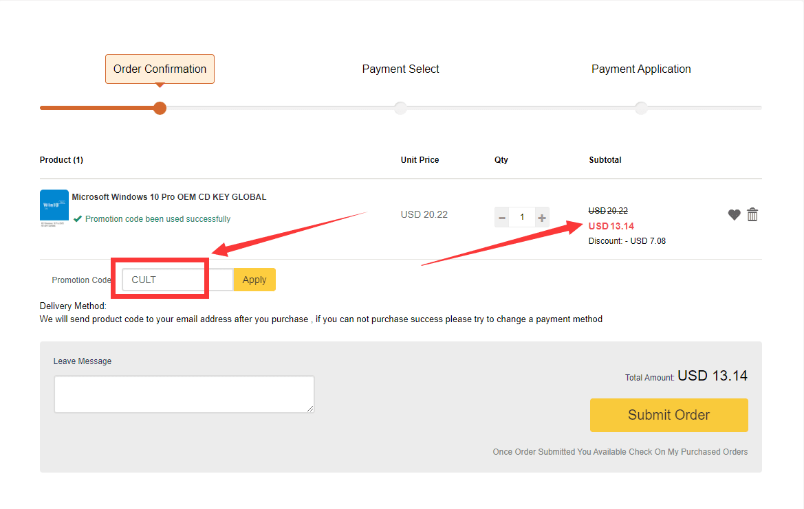 When CDKeylord.com confirms your order, you receive the software activation key in the user center under My Purchased Orders.
