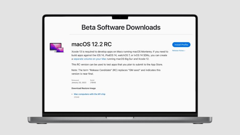Smoother ProMotion scrolling moves closer with macOS 12.2 release candidate