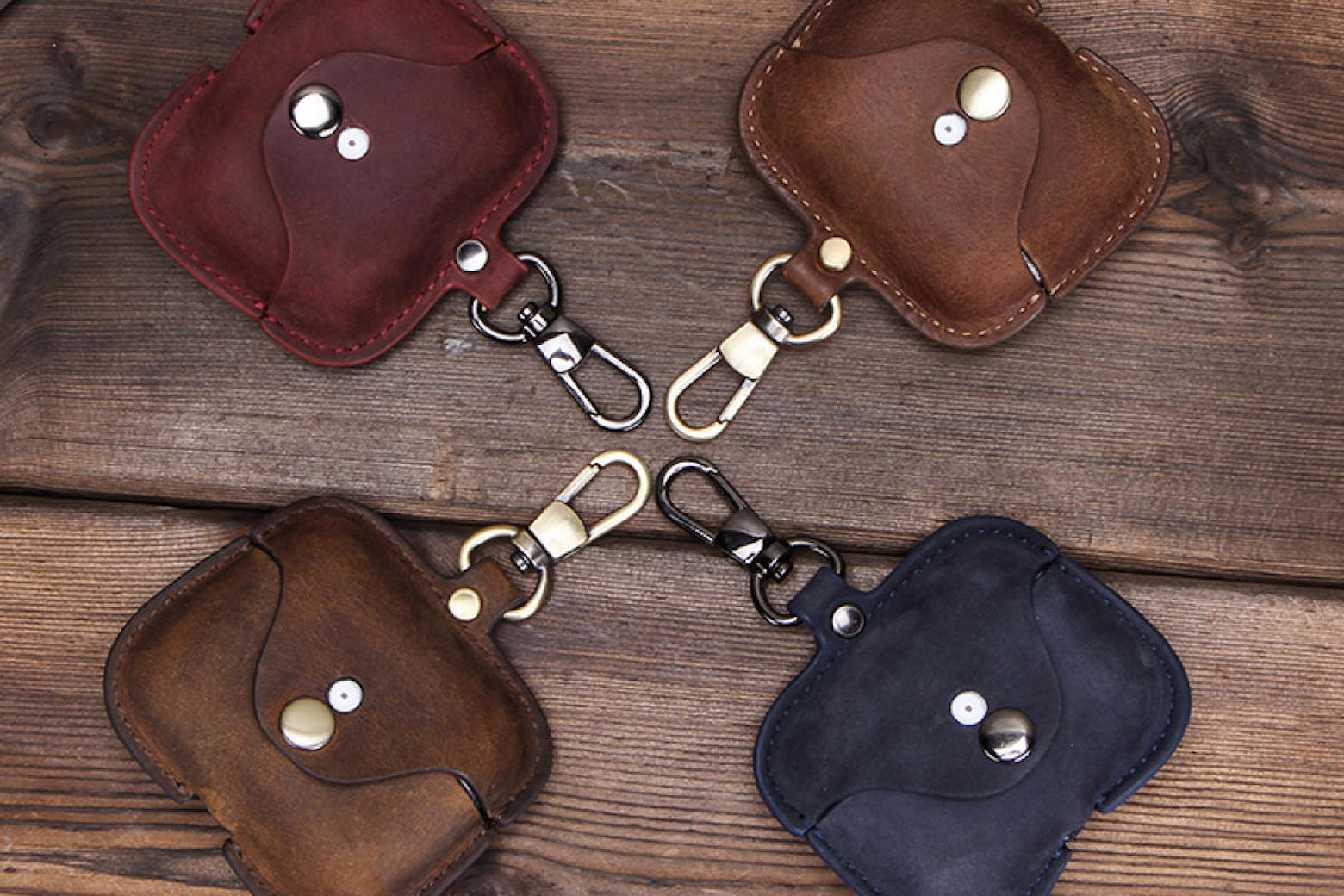 Grab this luxury leather AirPods Pro case.