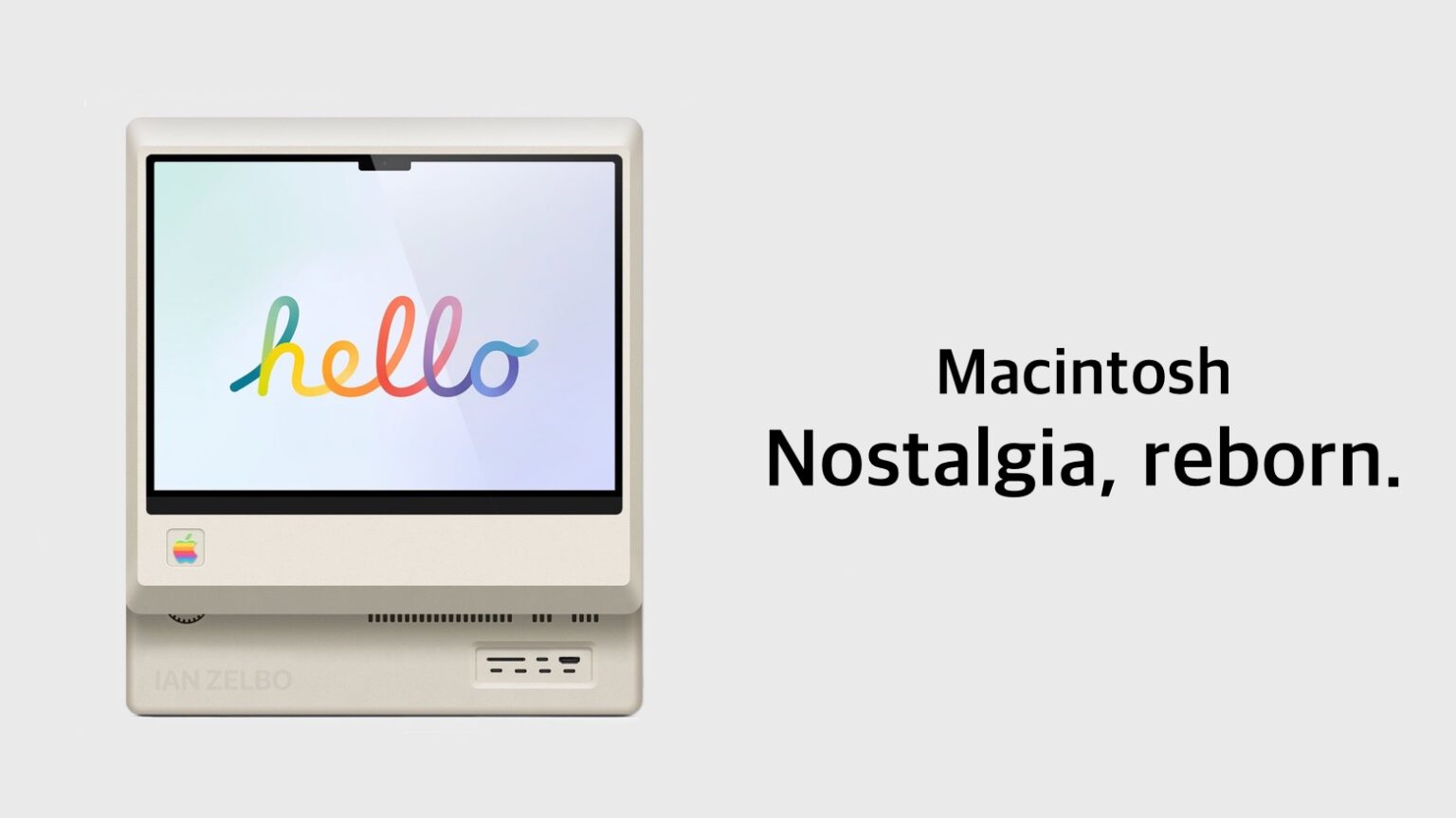 Concept Mac takes you way, way, way back