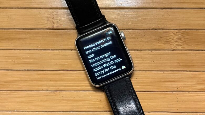 Uber puts the brakes on Apple Watch app