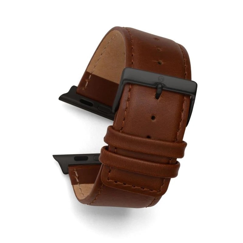 Speidel's Square Tip Oiled Leather Band comes in different colors with matching buckles.