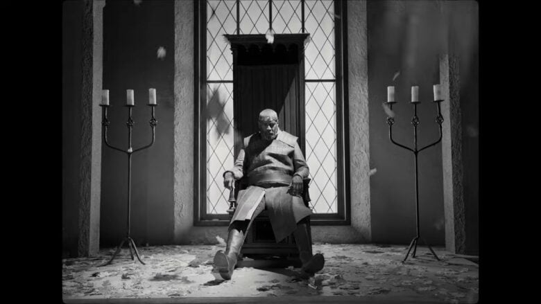 Denzel Washington stars in The Tragedy of MacBeth.