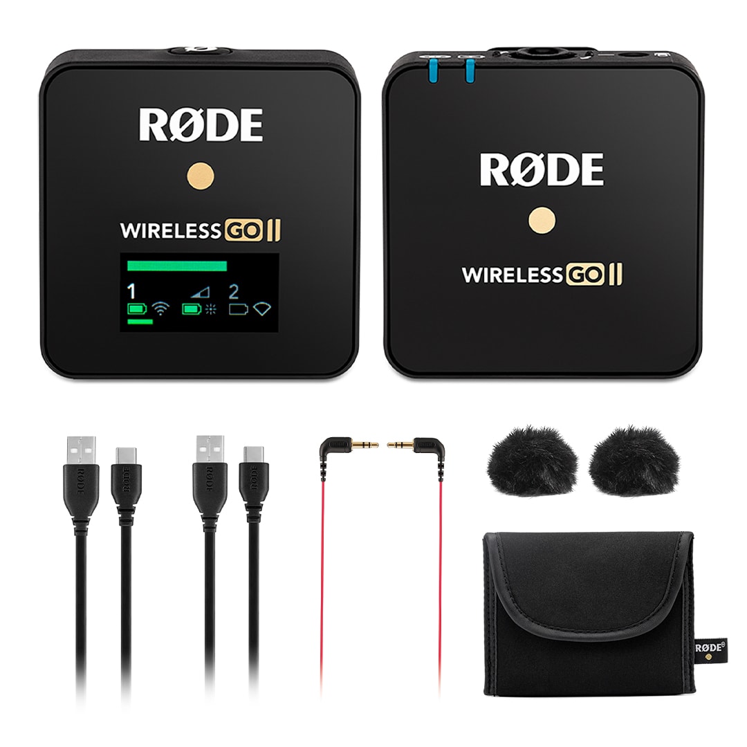 The Wireless GO Single has one receiver and one transmitter.