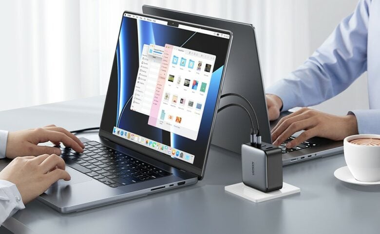 Ugreen 100W GaN fast charger: With this powerful charger, you can fully juice up a 16-inch MacBook Pro in 1.5 hours.