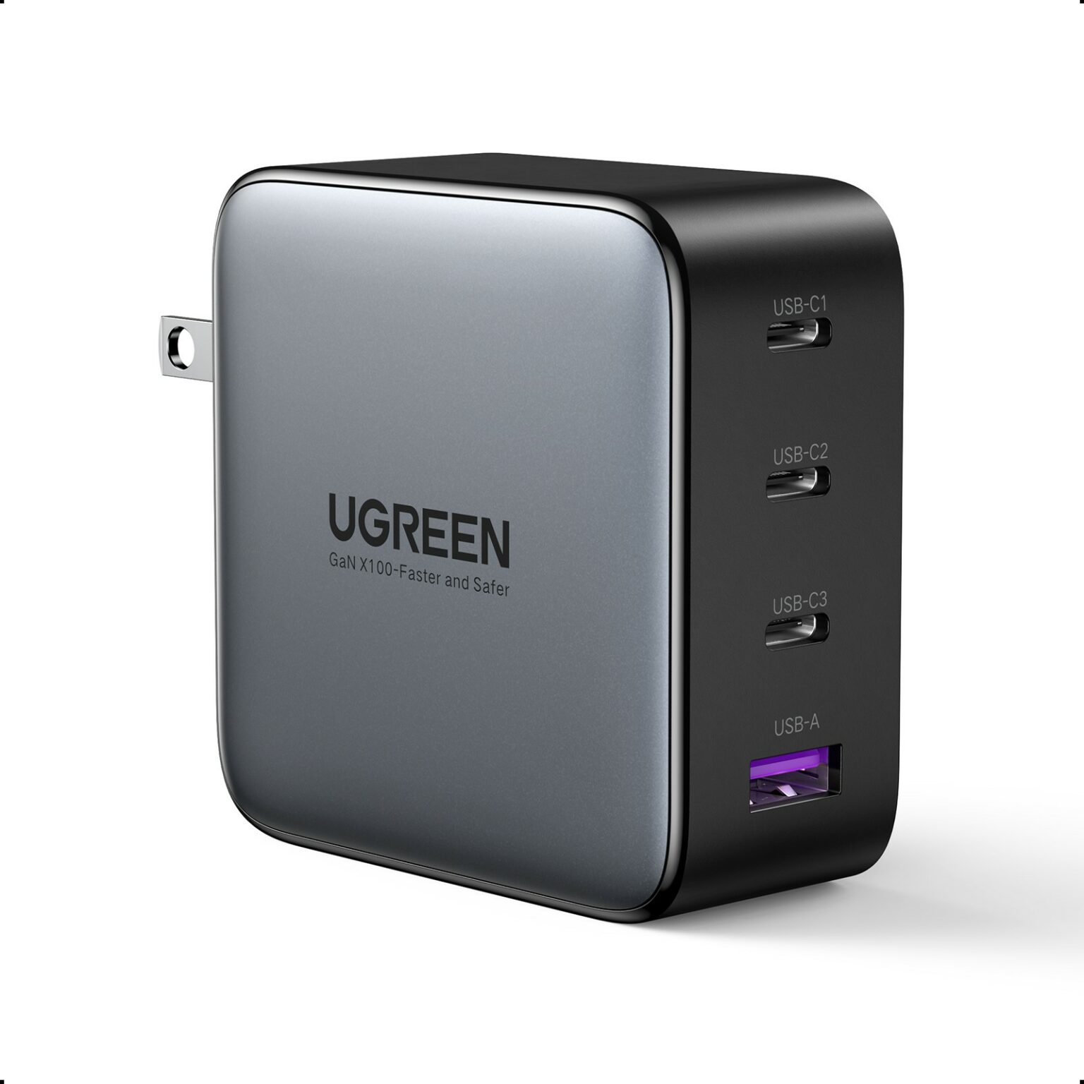 Ugreen 100W USB C Multiport Charger: Three USB-C ports, a USB-A port and 100 watts of power mean you can charge multiple devices at once.