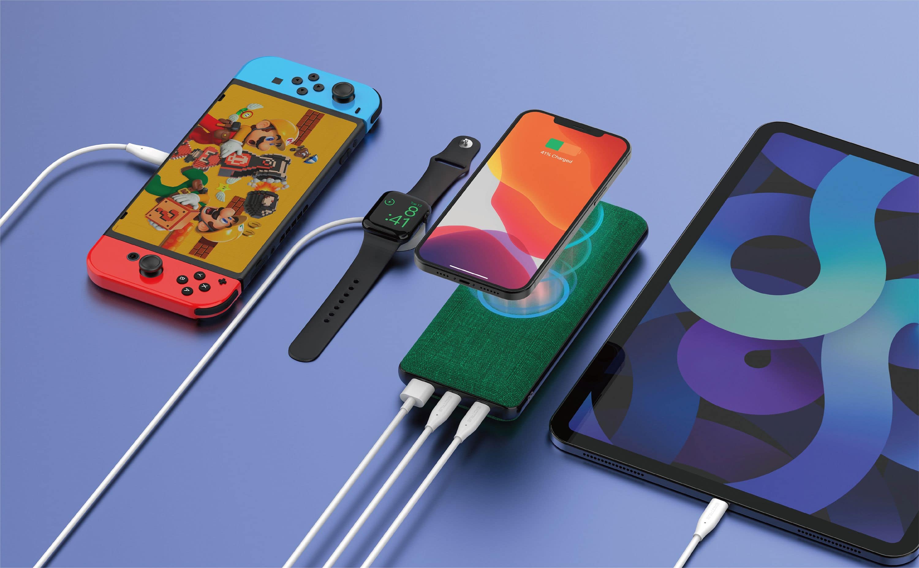 Excitrus has your charging covered with a four-port, 100W power bank.