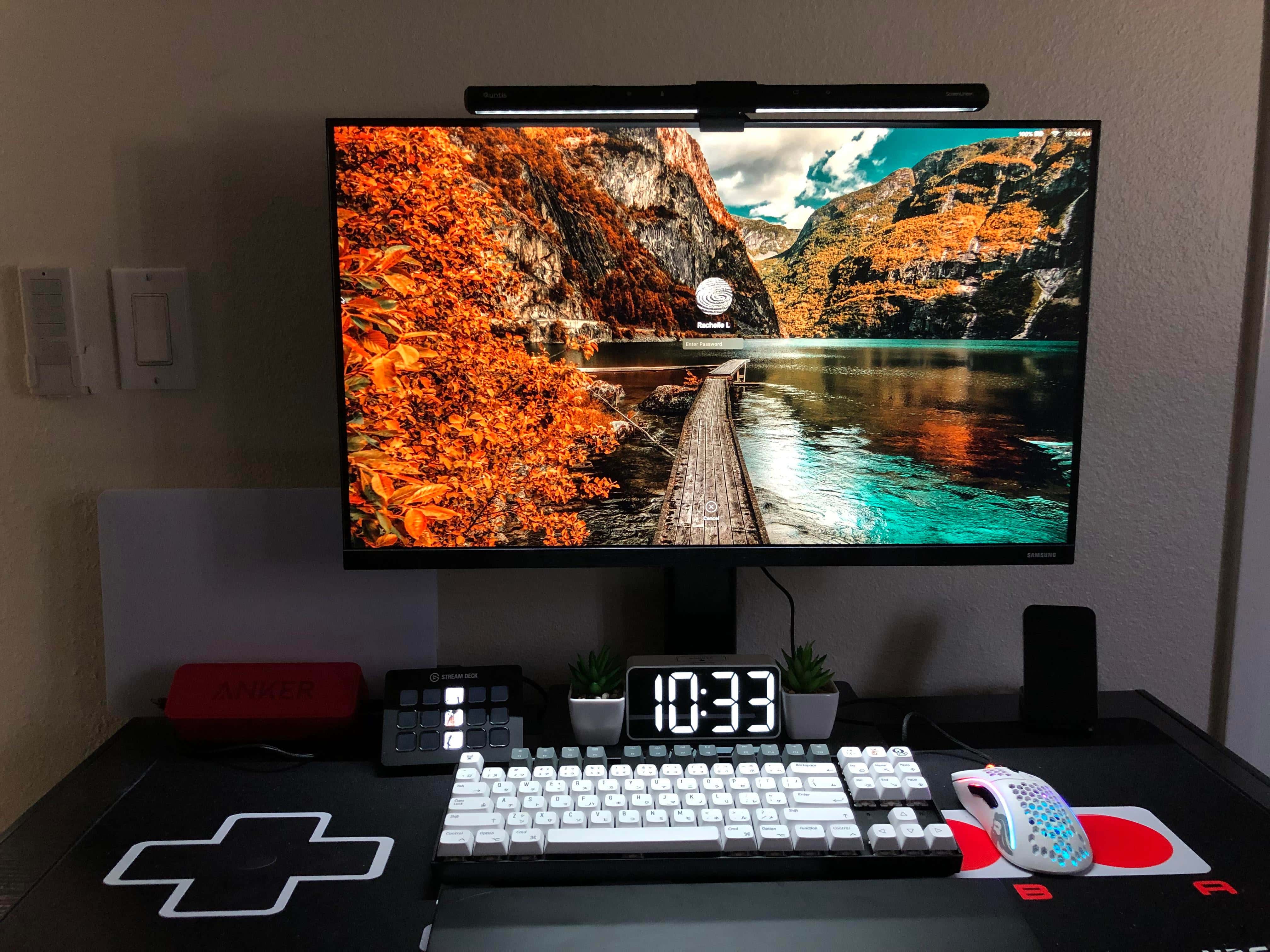 This is the desktop in unprotected mode. Down, Fluffy!