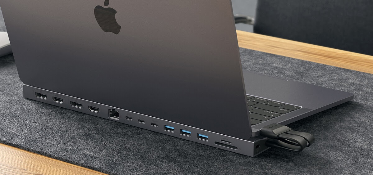 Hyper's new docking station works with every MacBook made since 2016.