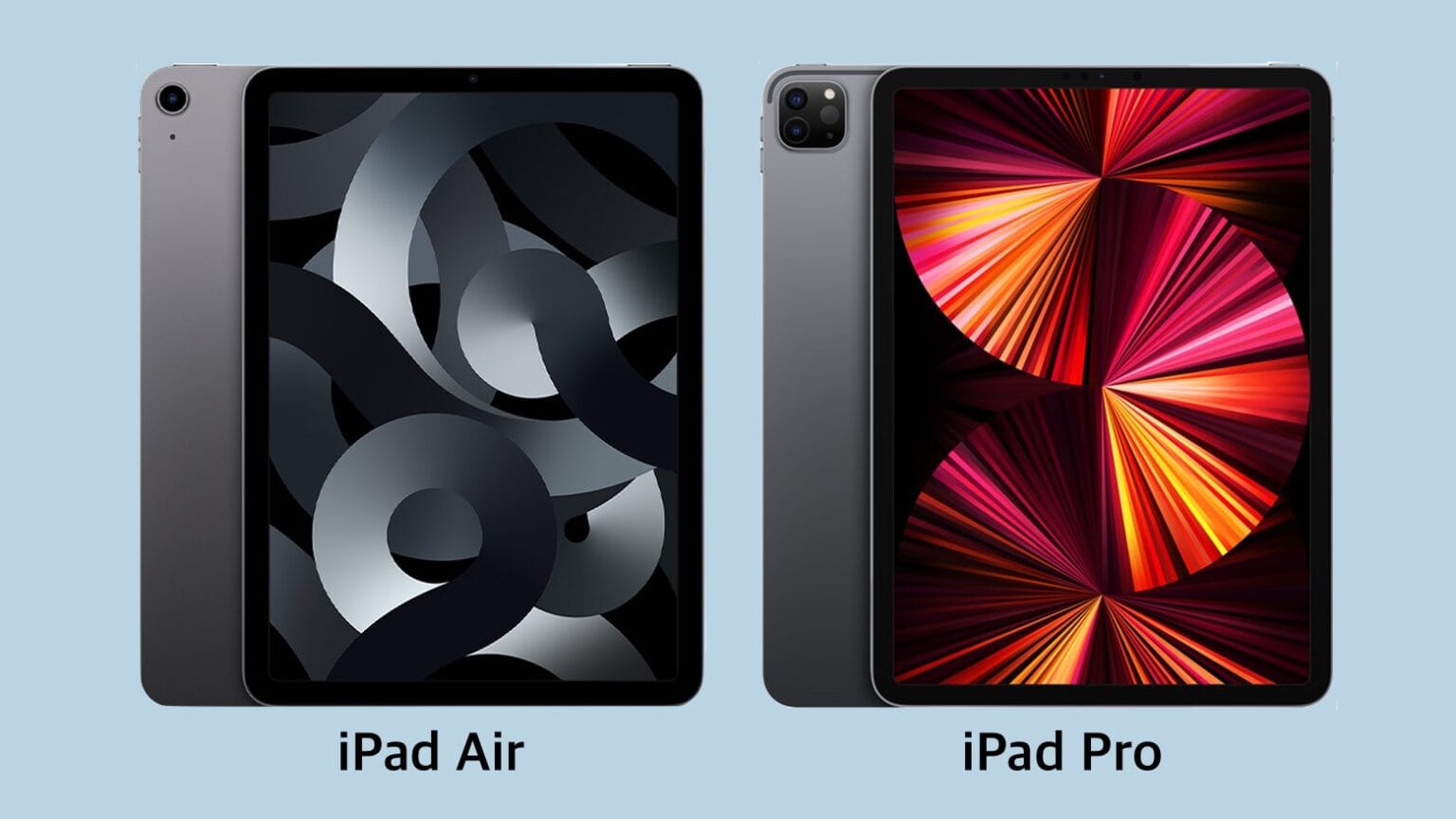 iPad Air and iPad Pro