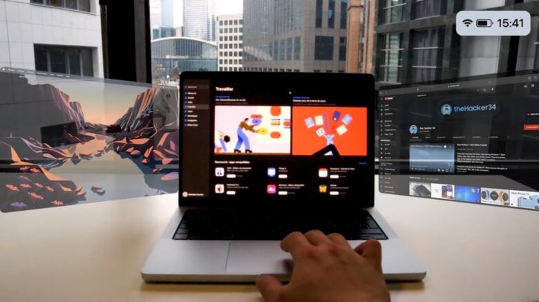 MacBook with 3 displays thanks to Apple AR glasses