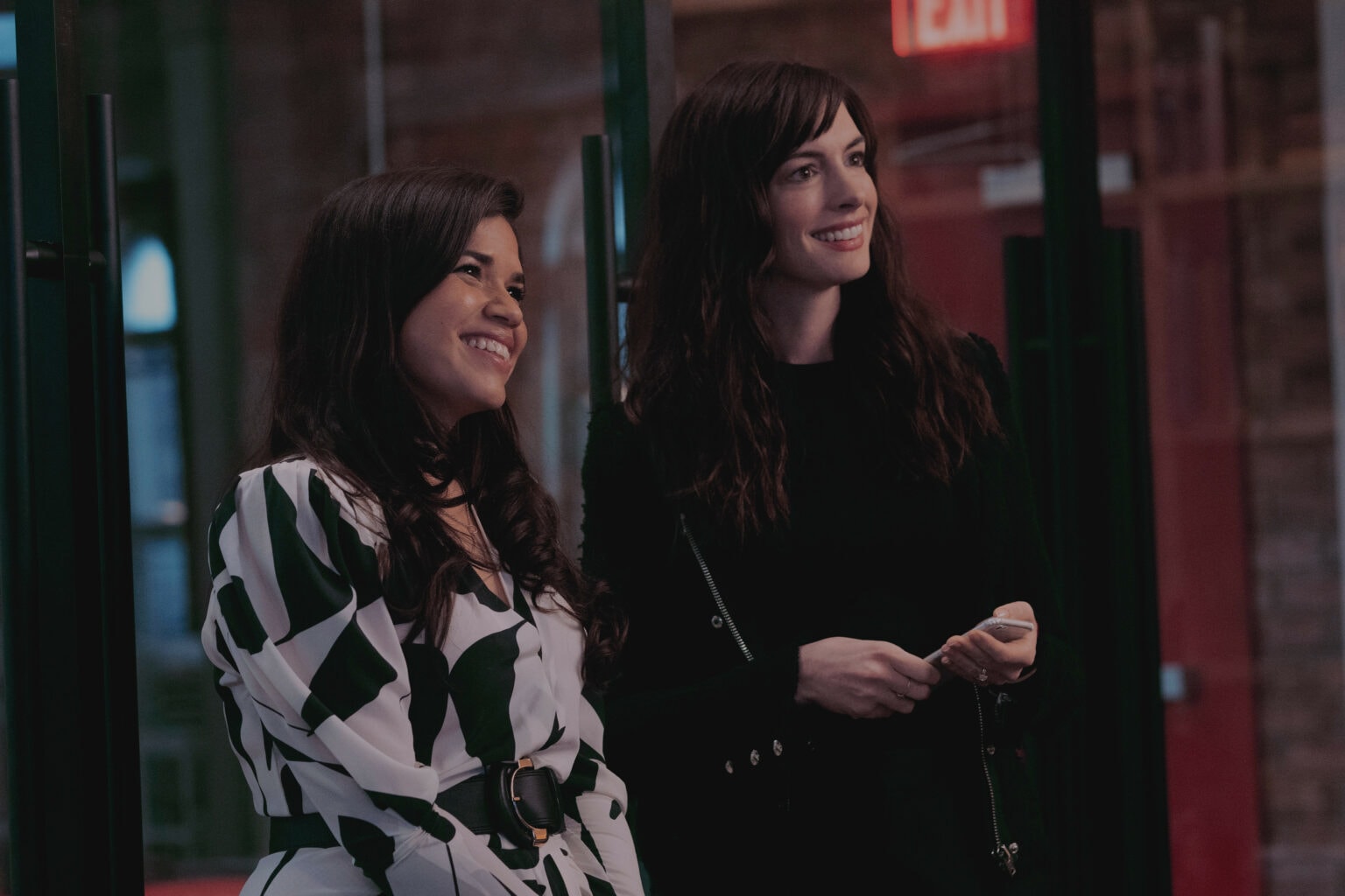 WeCrashed recap: Rebekah (played by Anne Hathaway, right) tries to make a new friend this week.